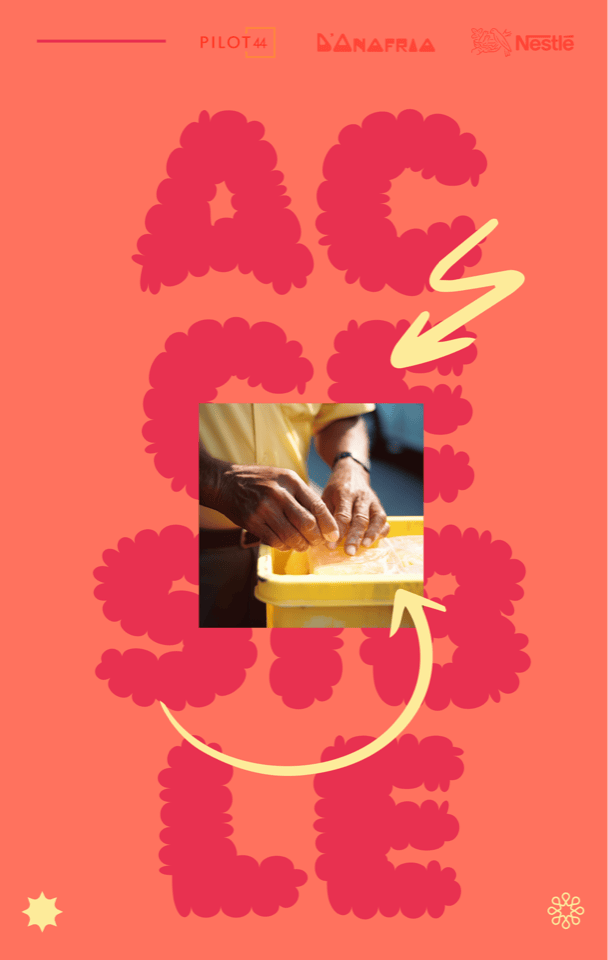 Awareness campaign poster, red